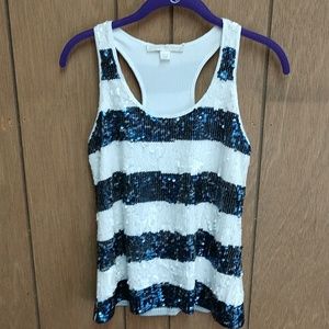 XS, Boston Proper Sequin Tank Top.